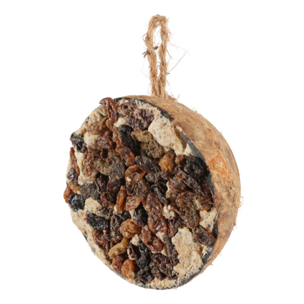 Demi Noix de Coco Graisse & Raisin Oiseaux 200g - ZOLUX