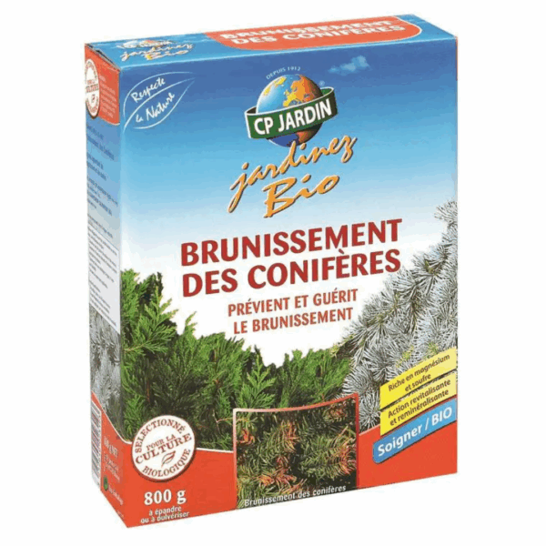 Brunissement des conifères 800g – CP JARDIN