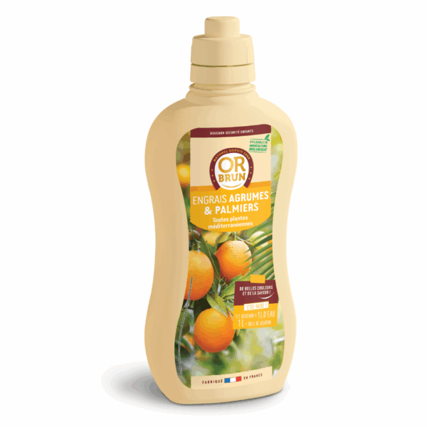 Engrais Agrumes & Palmiers 1L – OR BRUN