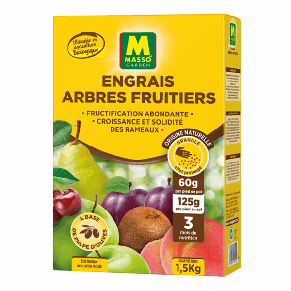Engrais Arbres Fruitiers 1,5 kg – MASSO GARDEN