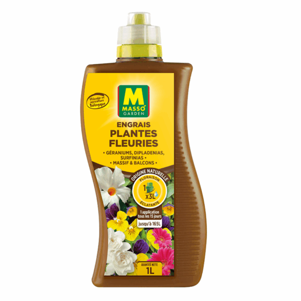 Engrais Bio Plantes Fleuries 1L – MASSO GARDEN