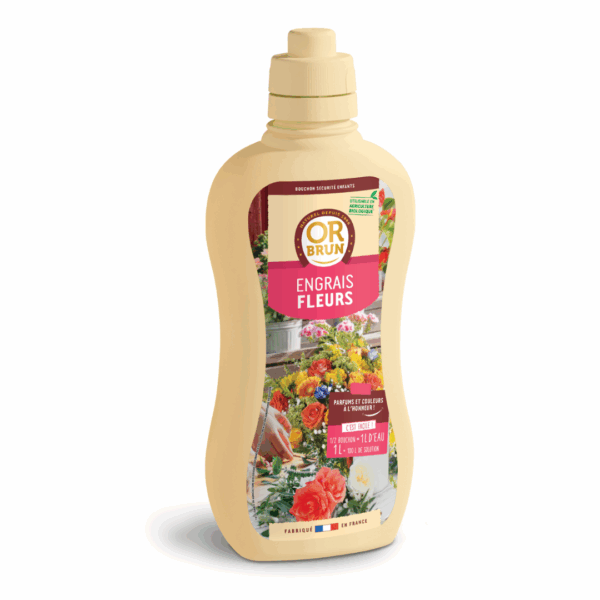 Engrais Fleurs 1L – OR BRUN