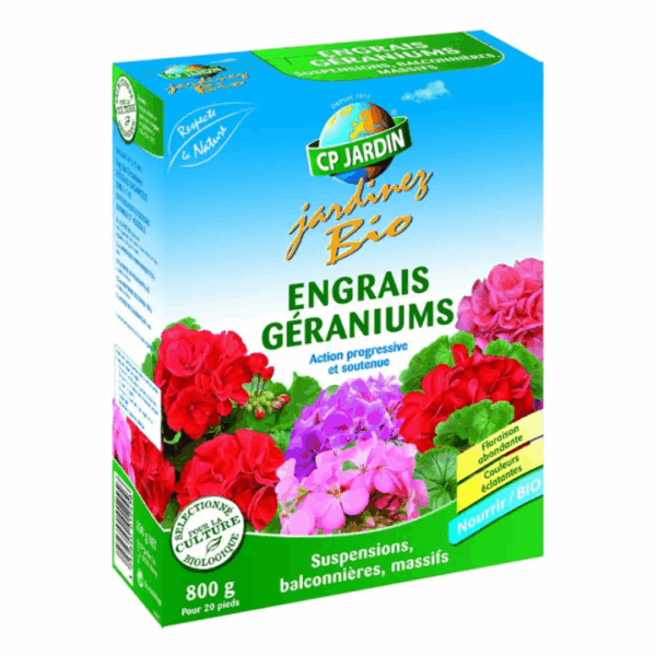 Engrais Géraniums 800 g - CP JARDIN