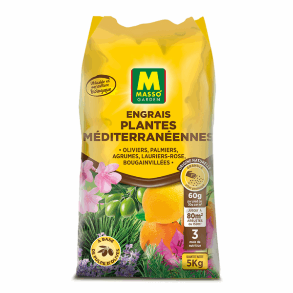 Engrais Plantes Méditerranéennes 5 kg - MASSO